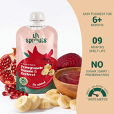 Pomegranate, Banana, and Beetroot Puree