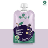 Black Grapes and Banana Puree