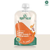 Papaya, Sweet Potato and Pomegranate Puree