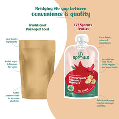 Papaya, Sweet Potato and Pomegranate Puree