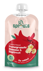 Pomegranate, Banana, and Beetroot Puree