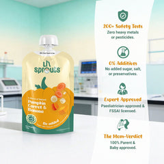 Pumpkin, Carrot, and Banana Puree