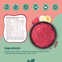 Pomegranate, Banana, and Beetroot Puree